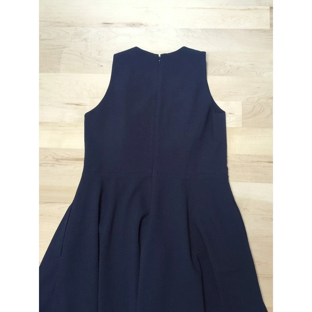 Dress The Population Catalina‎ Dress Navy Blue Sz XXL Sleeveless Fit And Flare - Picture 8 of 12